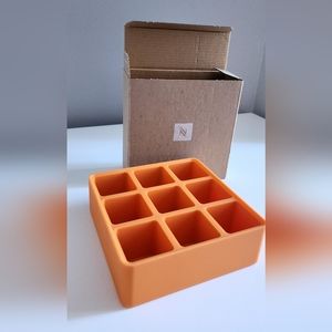 Nespresso Batista orange ice cube tray